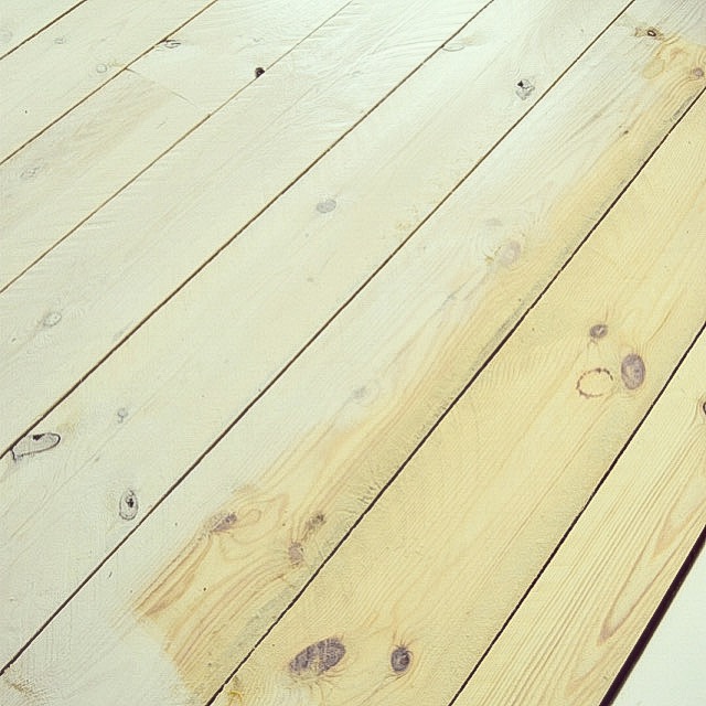 peinture parquet blanc