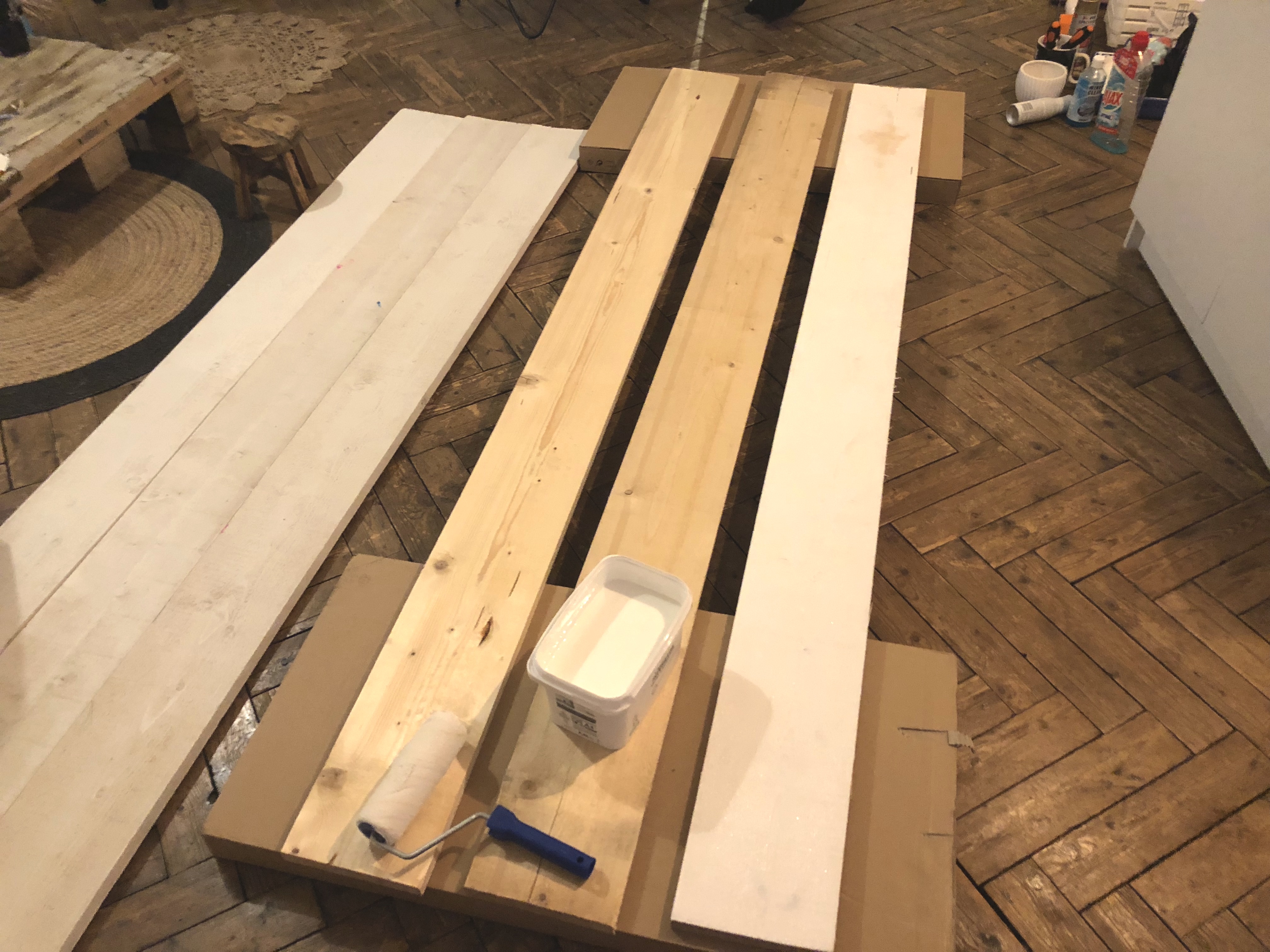 peinture des planches